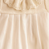 Vestido niña bebé hueso