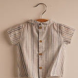Blusa bebé niño raya azul