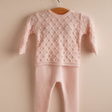 Conjunto punto rosa primera puesta