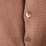 Chaqueta niña algodón rosa nude