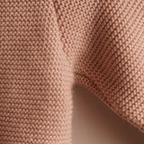 Chaqueta niña algodón rosa nude