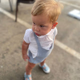 Peto bebé niño punto azul