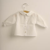 Blusa bebé manga larga cuello redondo
