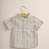 Camisa niño raya azul