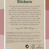 Pegatinas Flores y Mariposas