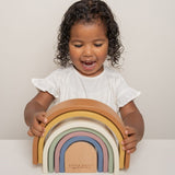 Arco íris madera vintage