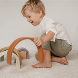 Arco íris madera vintage