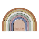 Arco íris madera vintage