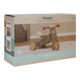 Triciclo madera oliva