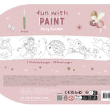 Libro acuarelas Fairy Garden