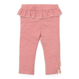 Pantalón bebé rosa volante
