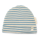 Gorro bebé raya azul