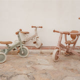Triciclo evolutivo blanco flores