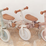 Triciclo evolutivo blanco flores