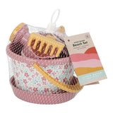 Set de juguetes de playa rosa flores Little Dutch