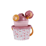 Set de juguetes de playa rosa flores Little Dutch