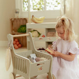 Carrito de compra madera