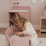 Camita muñecas con textil