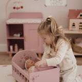 Camita muñecas con textil