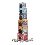 Torre encajable con coches