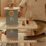 Parking garaje madera