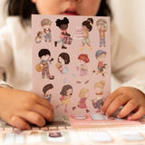 Libro de pegatinas De compras con Rosa