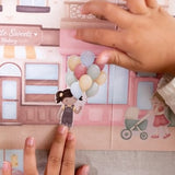 Libro de pegatinas De compras con Rosa