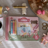 Libro con lápices Jardín de Rosa