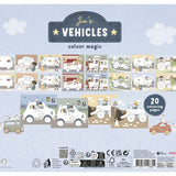 Libro con lápices Vehículos de Jim