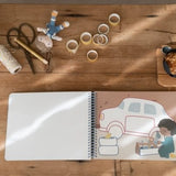 Libro con lápices Vehículos de Jim