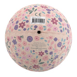 Pelota rosa flores