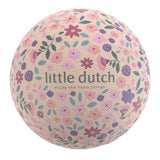 Pelota rosa flores
