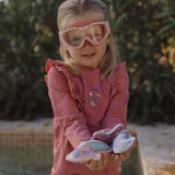 Gafas de buceo niña rosa sirenas Little Dutch