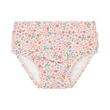 Bañador pañal bebé rosa flores Little Dutch