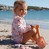 Conjunto bañador niña manga larga rosa sirenitas Little Dutch