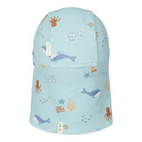 Gorro de baño bebé niño azul océano Little Dutch