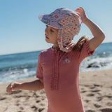 Gorro de baño bebé niña rosa sirenitas Little Dutch