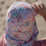 Gorro de baño bebé niña rosa sirenitas Little Dutch