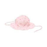 Gorro de sol bebé niña rosa sirenitas Little Dutch