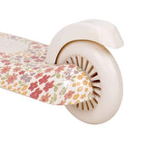 Patinete tres ruedas blanco flores Little Dutch