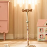 Patinete tres ruedas blanco flores Little Dutch