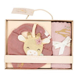 Caja regalo bebé flamenco rosa Safari Friends