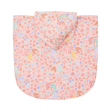 Poncho playa niña rosa sirenitas Little Dutch