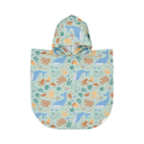 Poncho playa niño verde océano Little Dutch