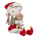 Rosa muñeca blandita Navidad