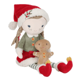 Rosa muñeca blandita Navidad