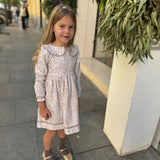Vestido liberty manga larga