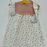 Vestido niña liberty punto nude
