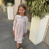 Vestido liberty manga larga