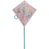 Cometa infantil rosa sirenas Little Dutch